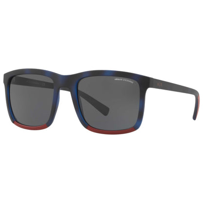 Front view of Armani Exchange Fashion Men's Sunglasses AX4067S-823087-55