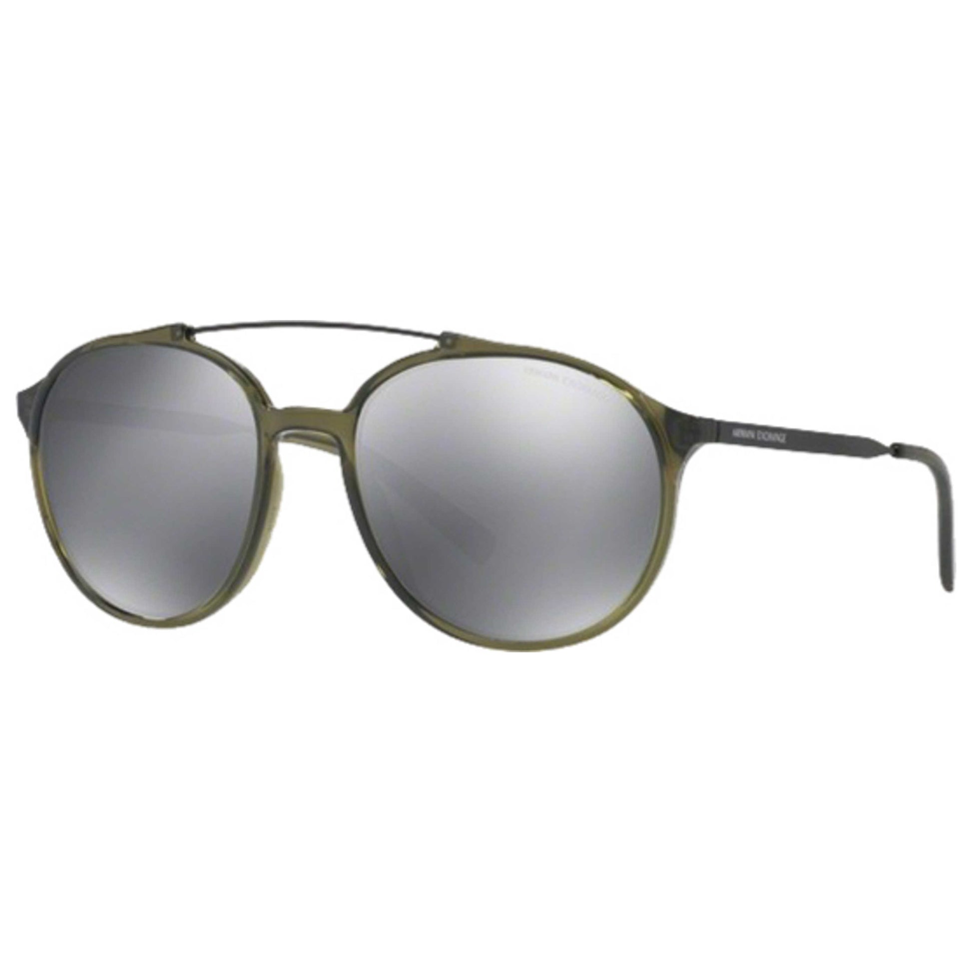 Front view of Armani Exchange Fashion Men's Sunglasses AX4069S-82426G-57