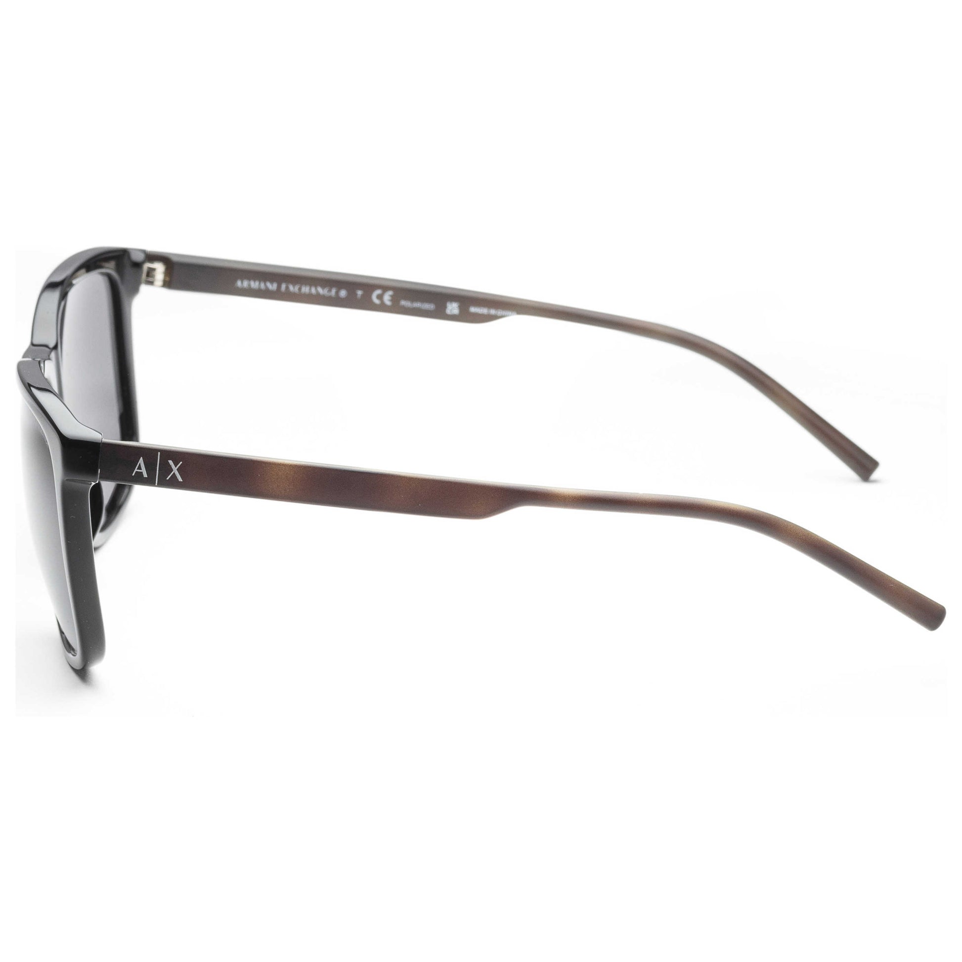 Left view of Armani Exchange Fashion Men's Sunglasses AX4070SF-815881