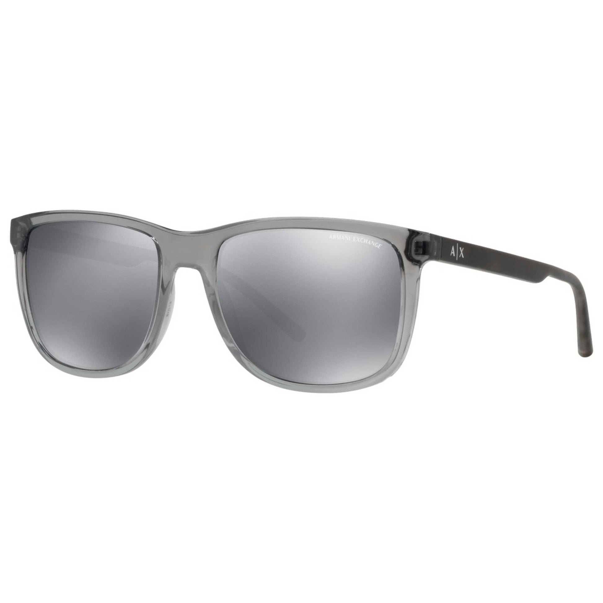 Front view of Armani Exchange Fashion Men's Sunglasses AX4070SF-82396G-58