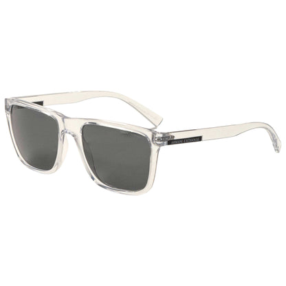 Front view of Armani Exchange Men's Sunglasses AX4080S-823587-57