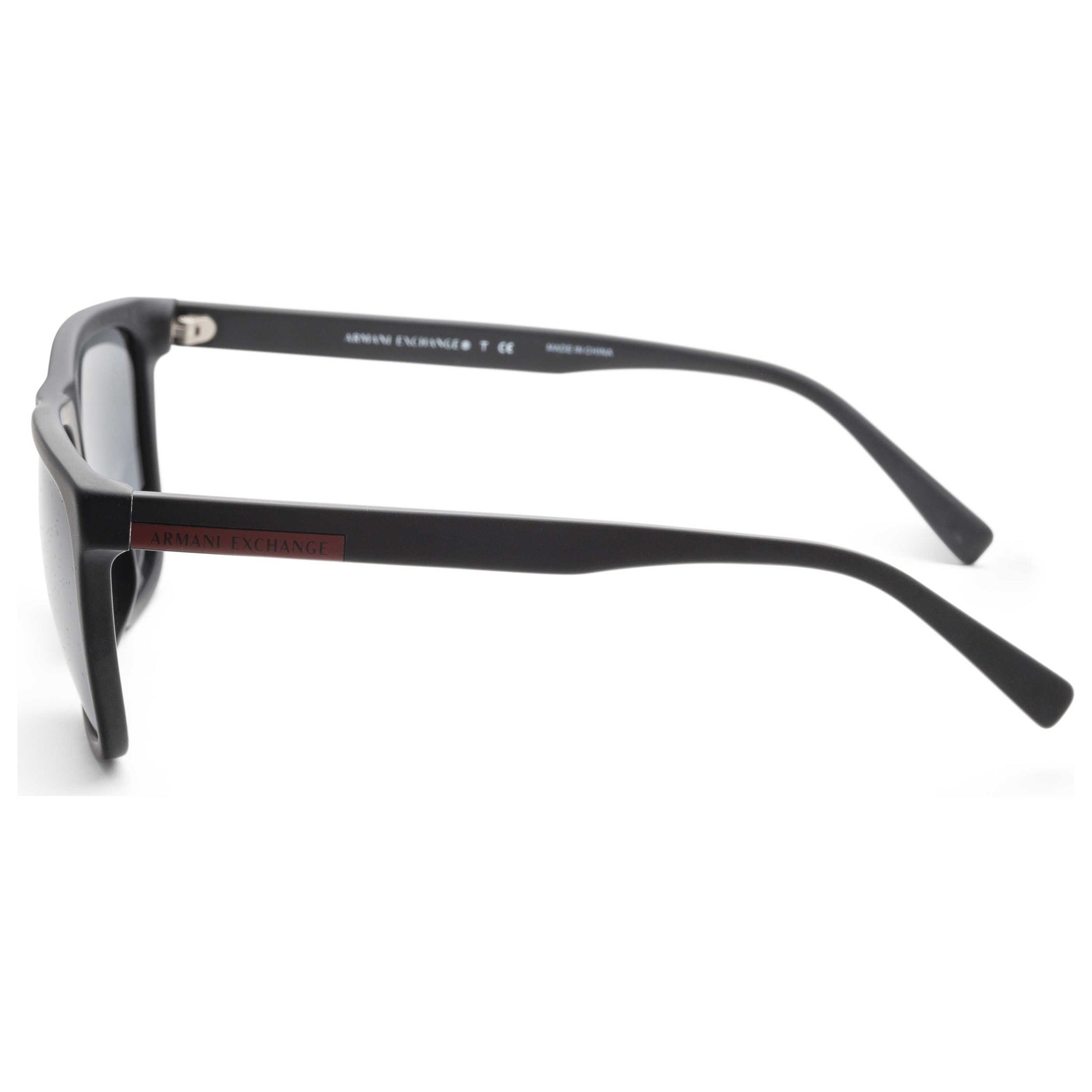 Left view of Armani Exchange Fashion Men's Sunglasses AX4080SF-80786G-57