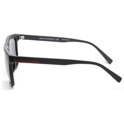Left view of Armani Exchange Fashion Men's Sunglasses AX4080SF-80786G-57