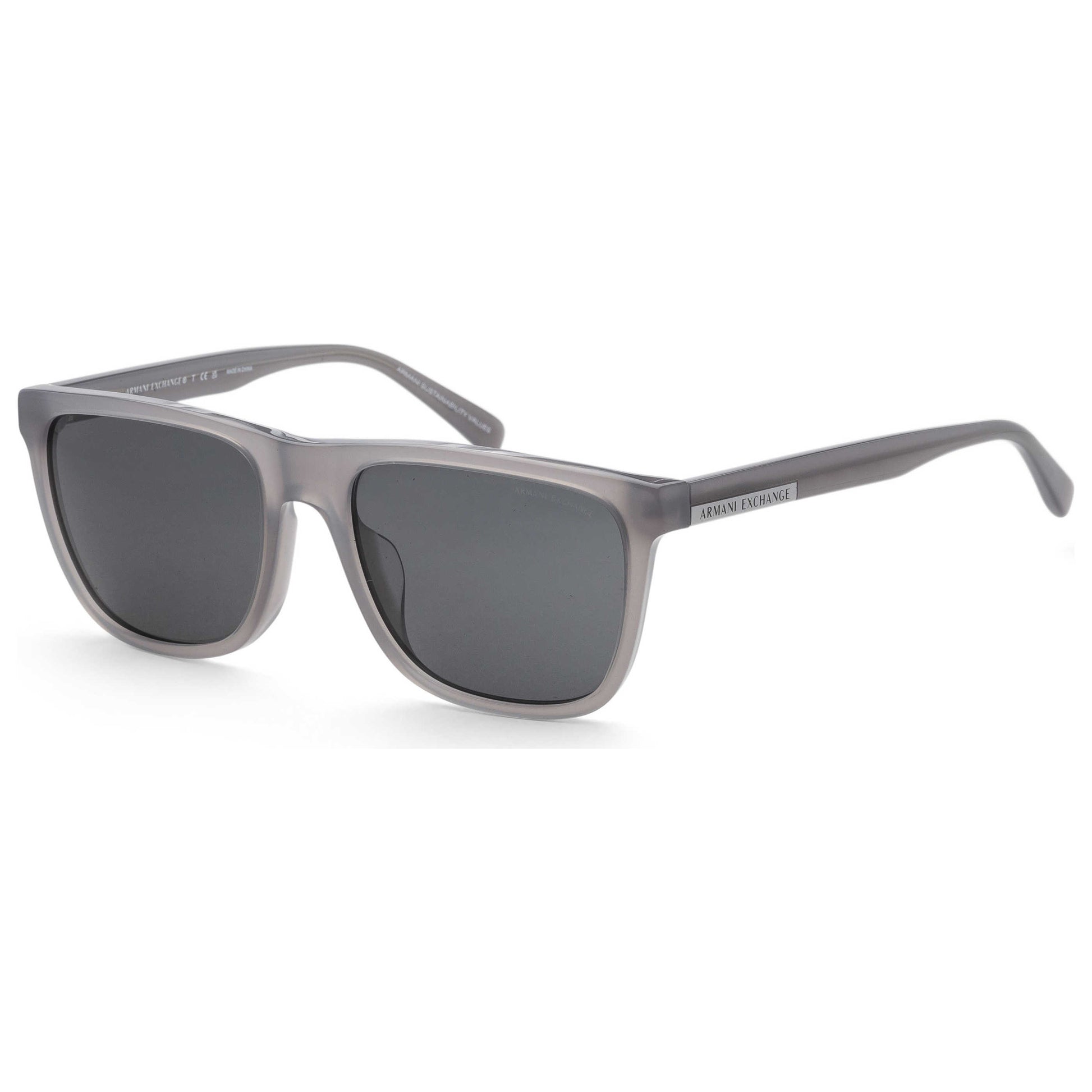 Front view of Armani Exchange Fashion Men's Sunglasses AX4080SF-832887-57