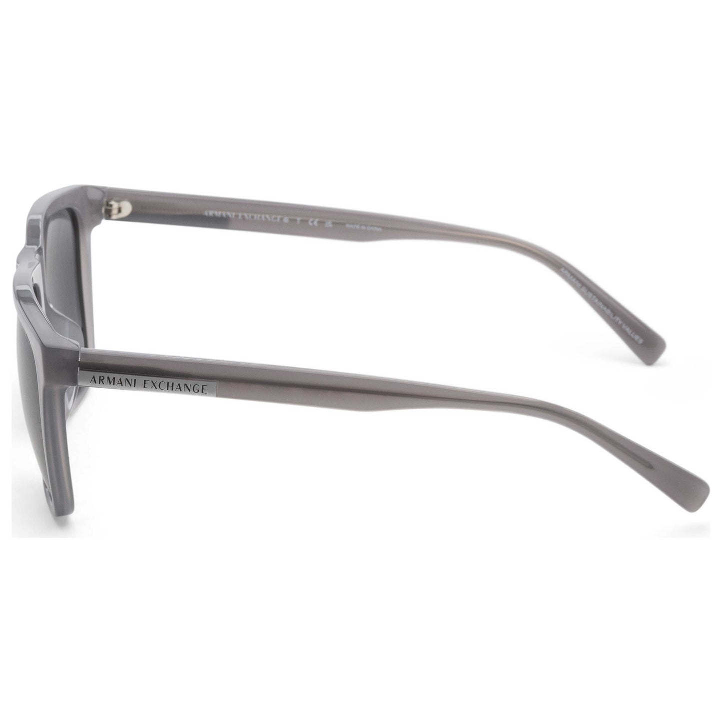 Left view of Armani Exchange Fashion Men's Sunglasses AX4080SF-832887-57