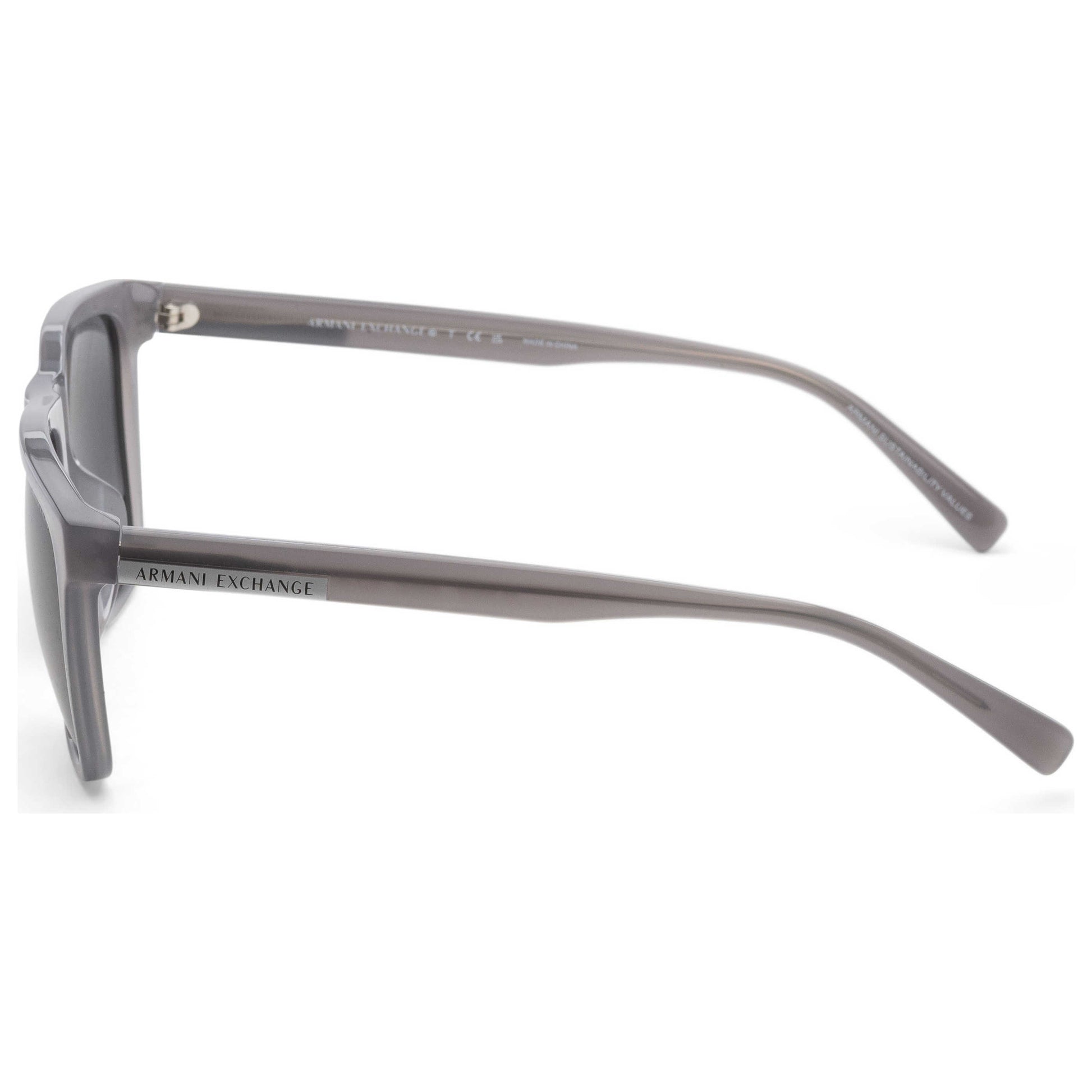 Left view of Armani Exchange Fashion Men's Sunglasses AX4080SF-832887-57
