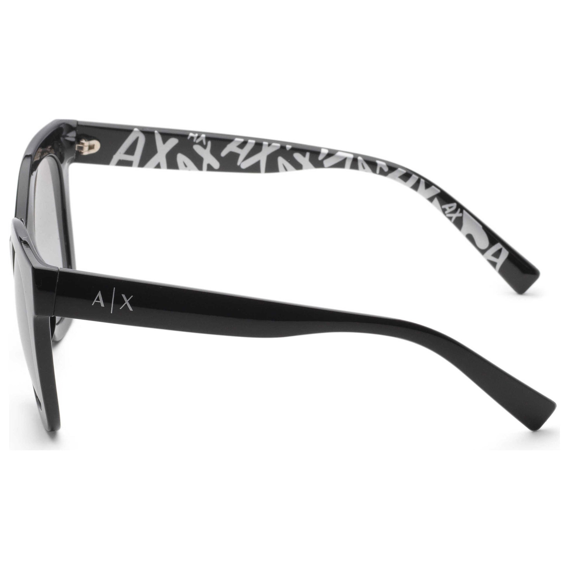Left view of Armani Exchange Women's Sunglasses AX4087S-81586V-49