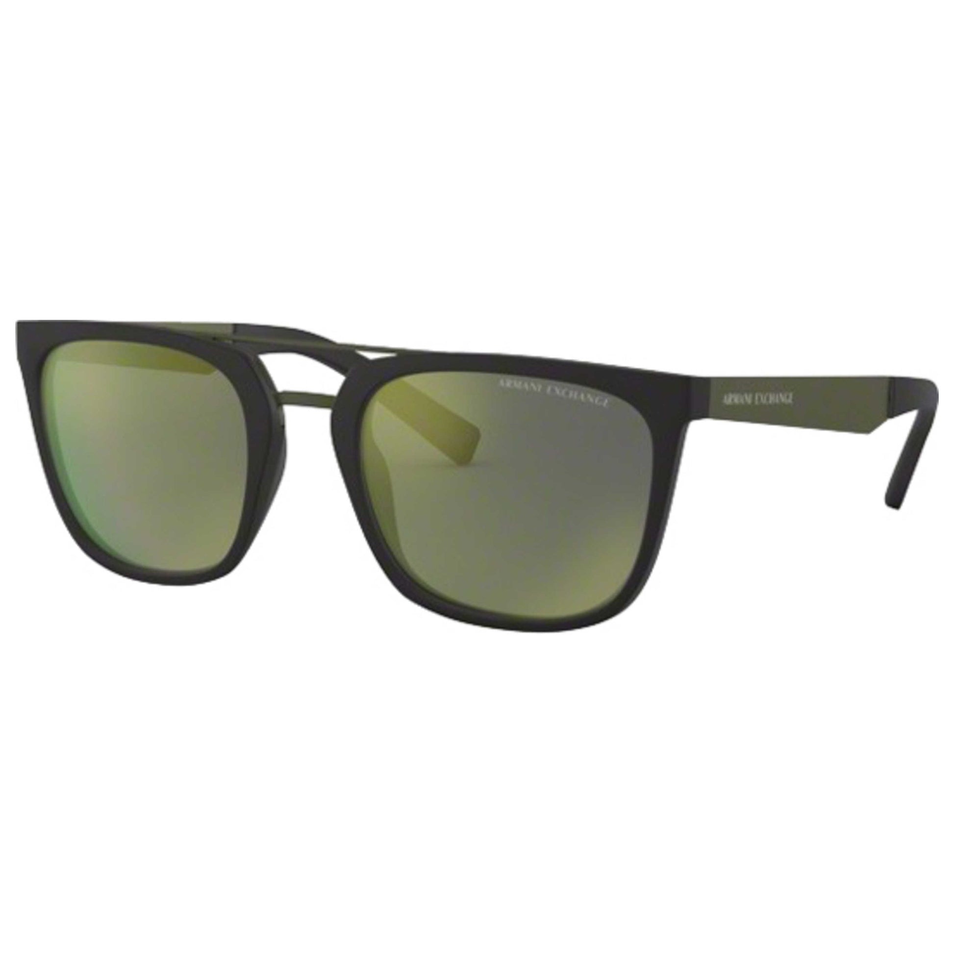 Front view of Armani Exchange Fashion Men's Sunglasses AX4090S-80296R-55