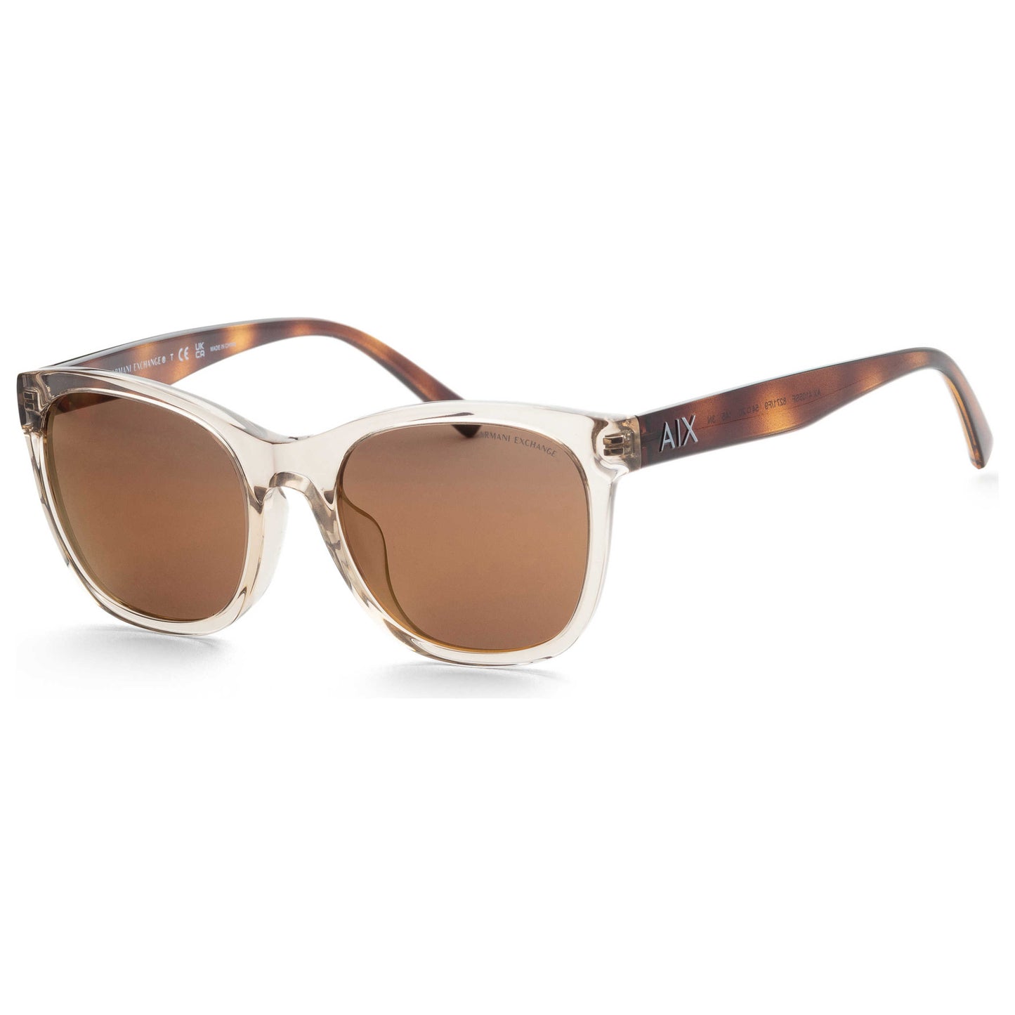 Front view of Armani Exchange Fashion Women's Sunglasses AX4105SF-8271F9