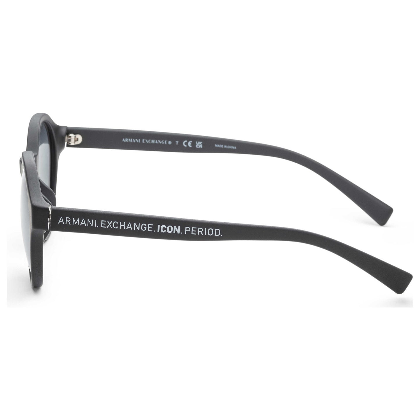 Left view of Armani Exchange Fashion Men's Sunglasses AX4114SF-80786G