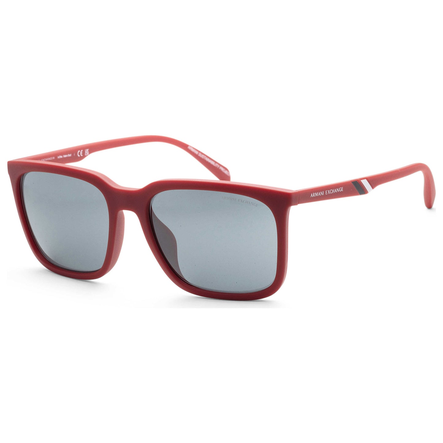 Front view of Armani Exchange Fashion Men's Sunglasses AX4117SU-80986G-57