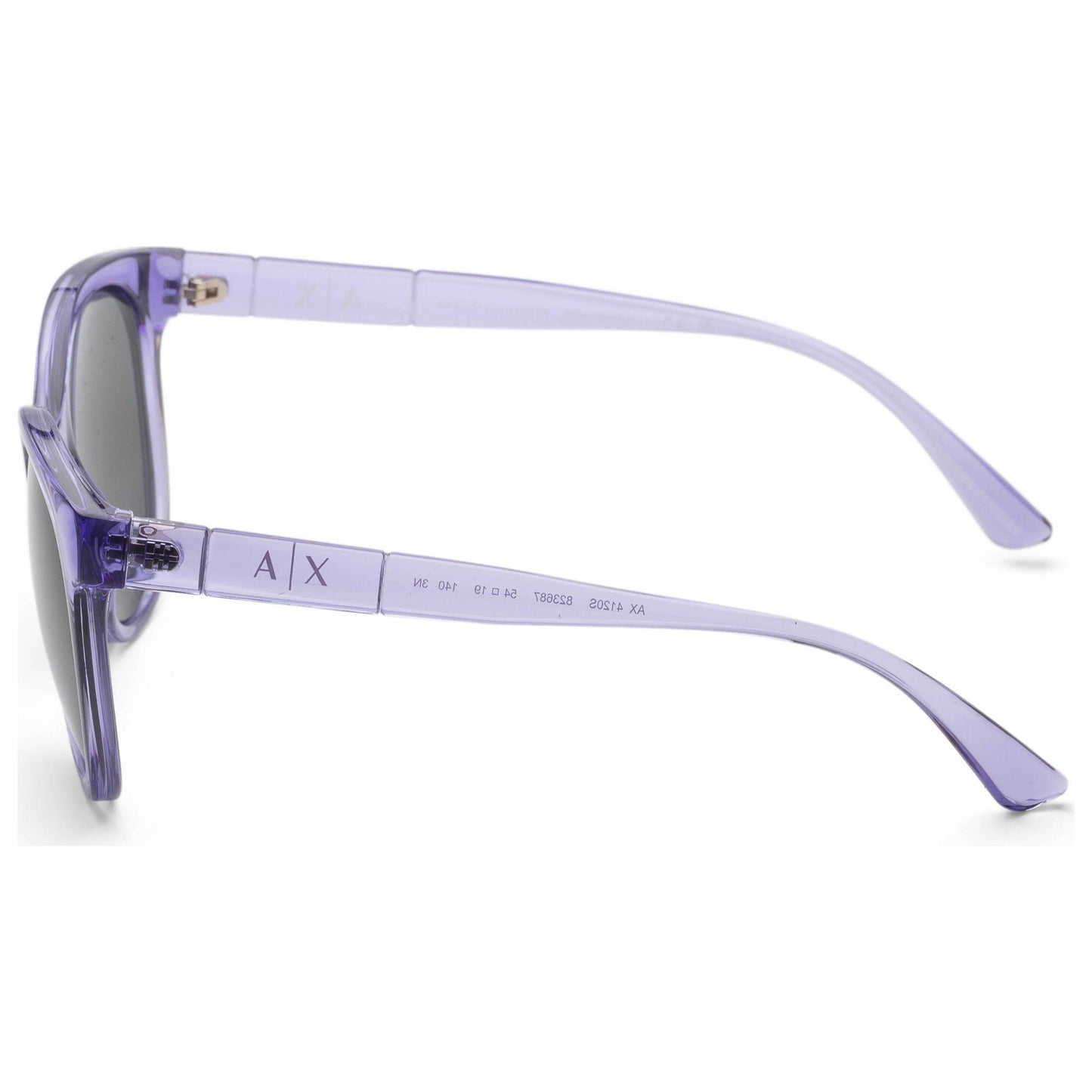 Left view of Armani Exchange Women's Sunglasses AX4120S-823687-54