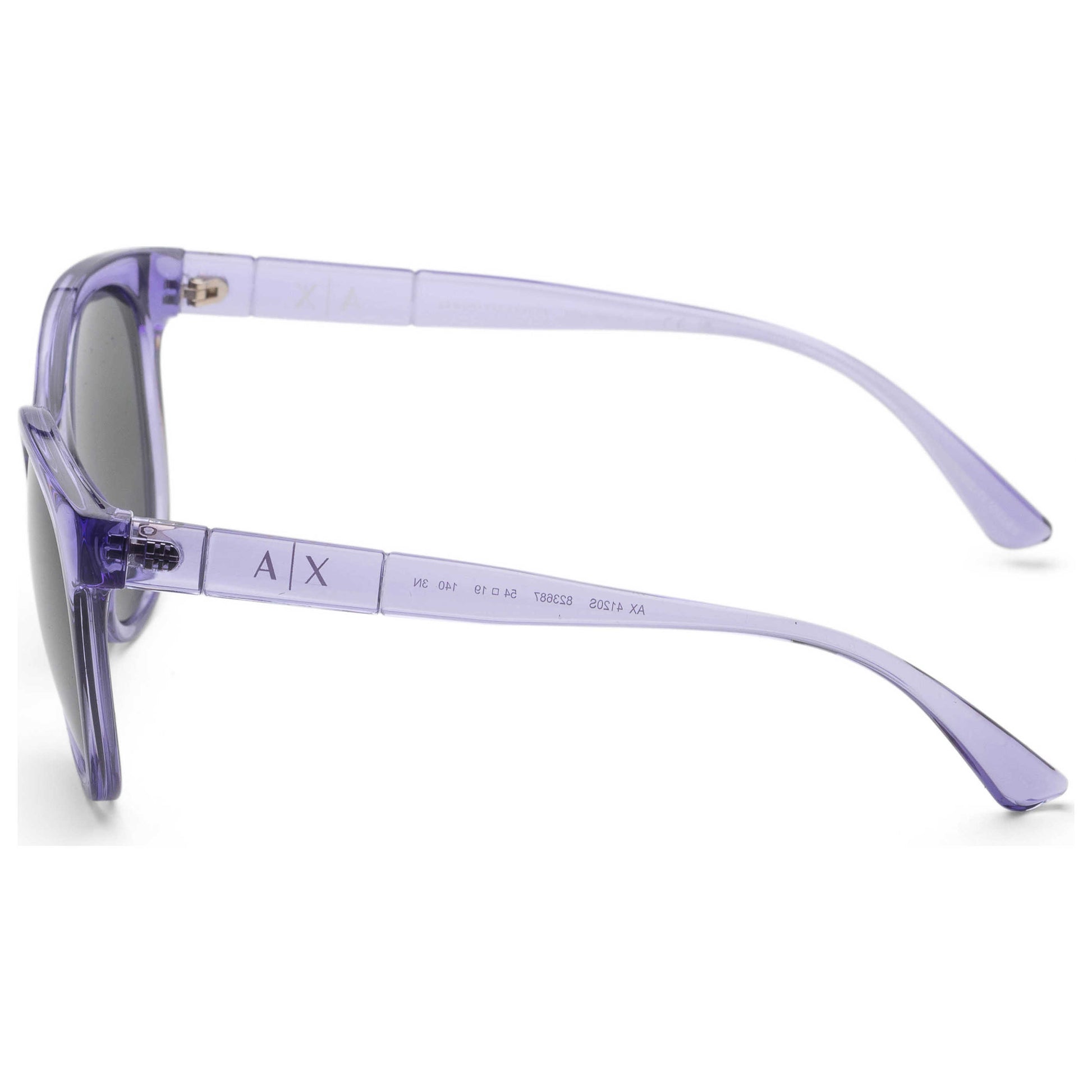 Left view of Armani Exchange Women's Sunglasses AX4120S-823687-54