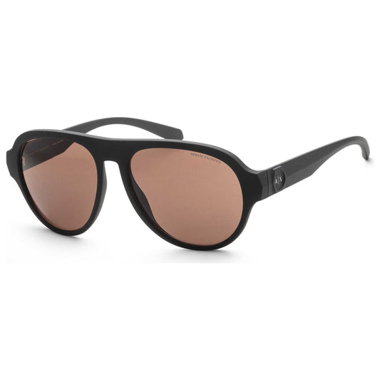 Front view of Armani Exchange Fashion Men's Sunglasses AX4126SU-807873