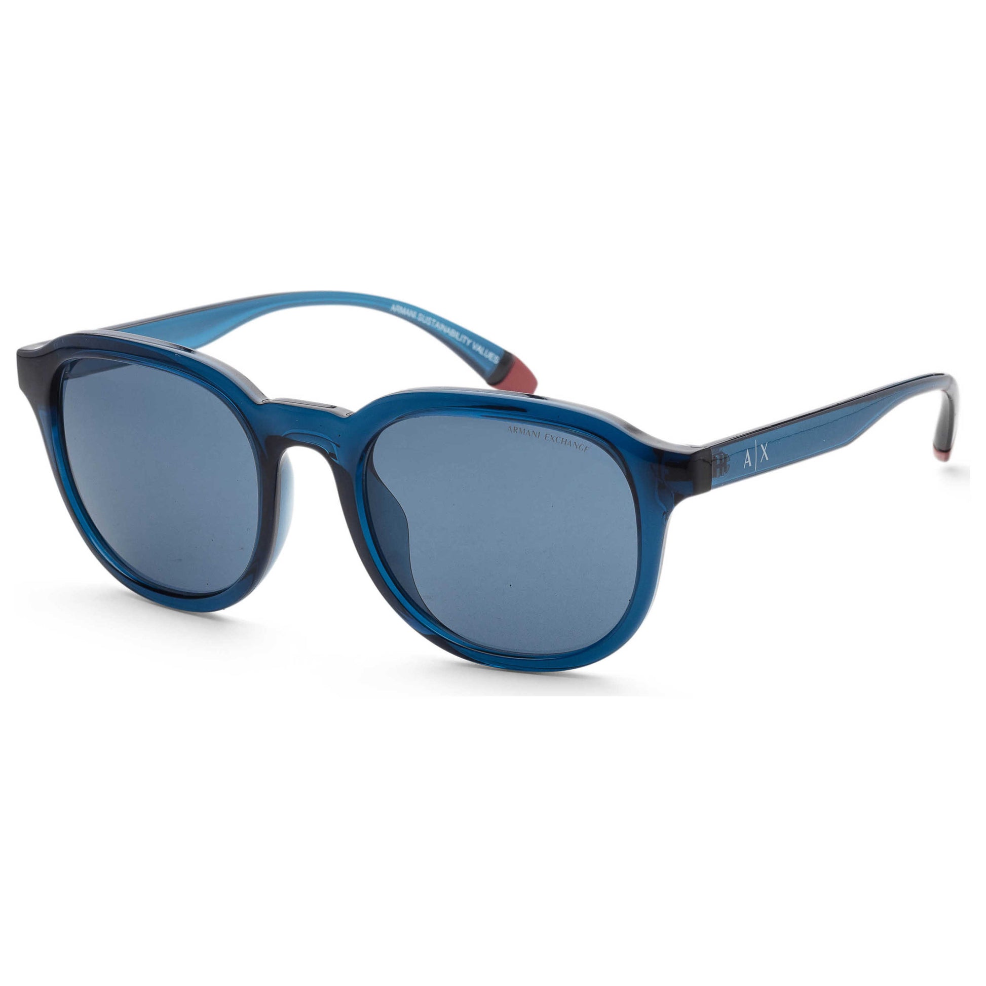 Front view of Armani Exchange Fashion Men's Sunglasses AX4129SU-818780-54