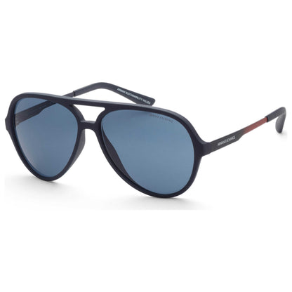 Front view of Armani Exchange Men's Sunglasses AX4133S-818180-60