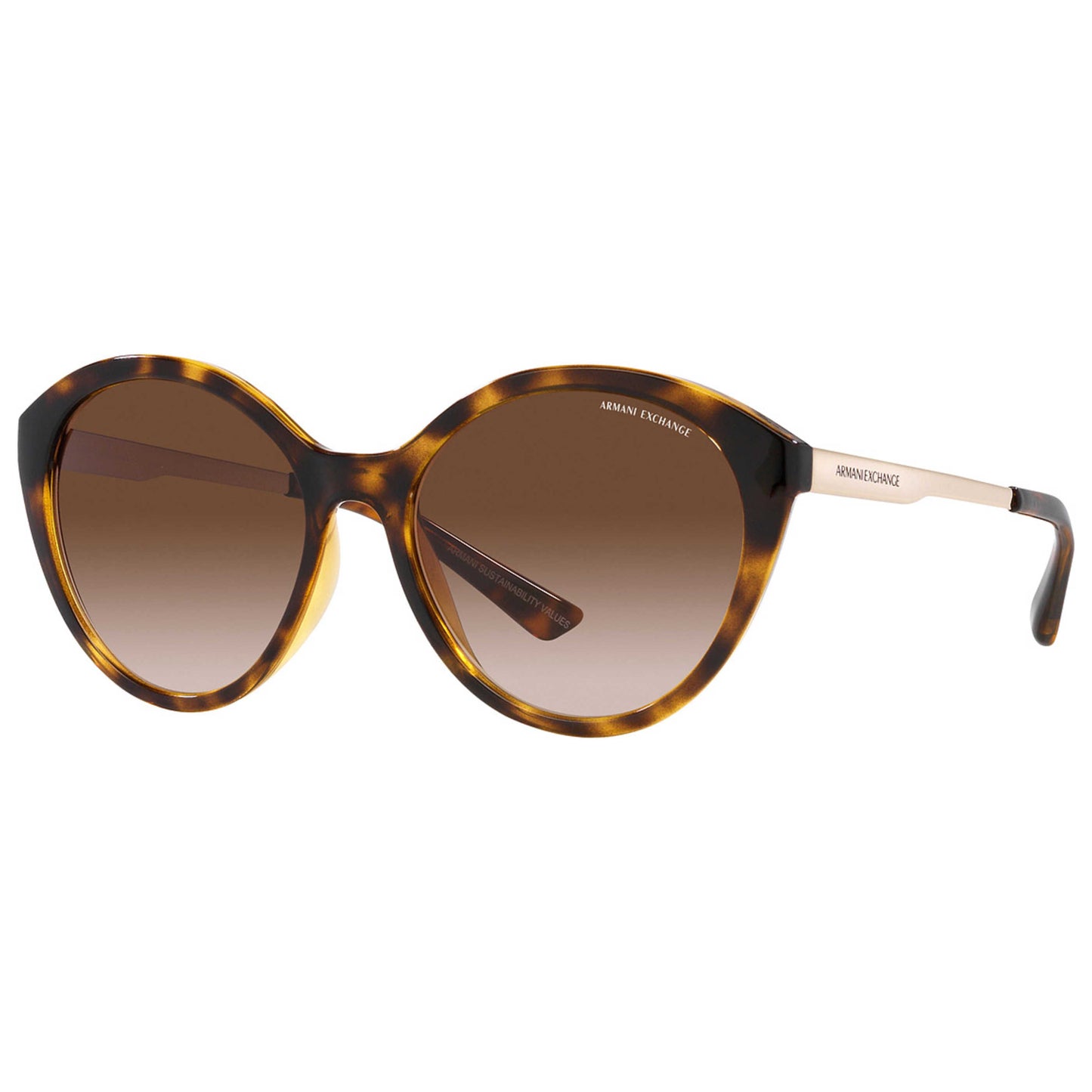 Front view of Armani Exchange Fashion Women's Sunglasses AX4134SF-821313-55