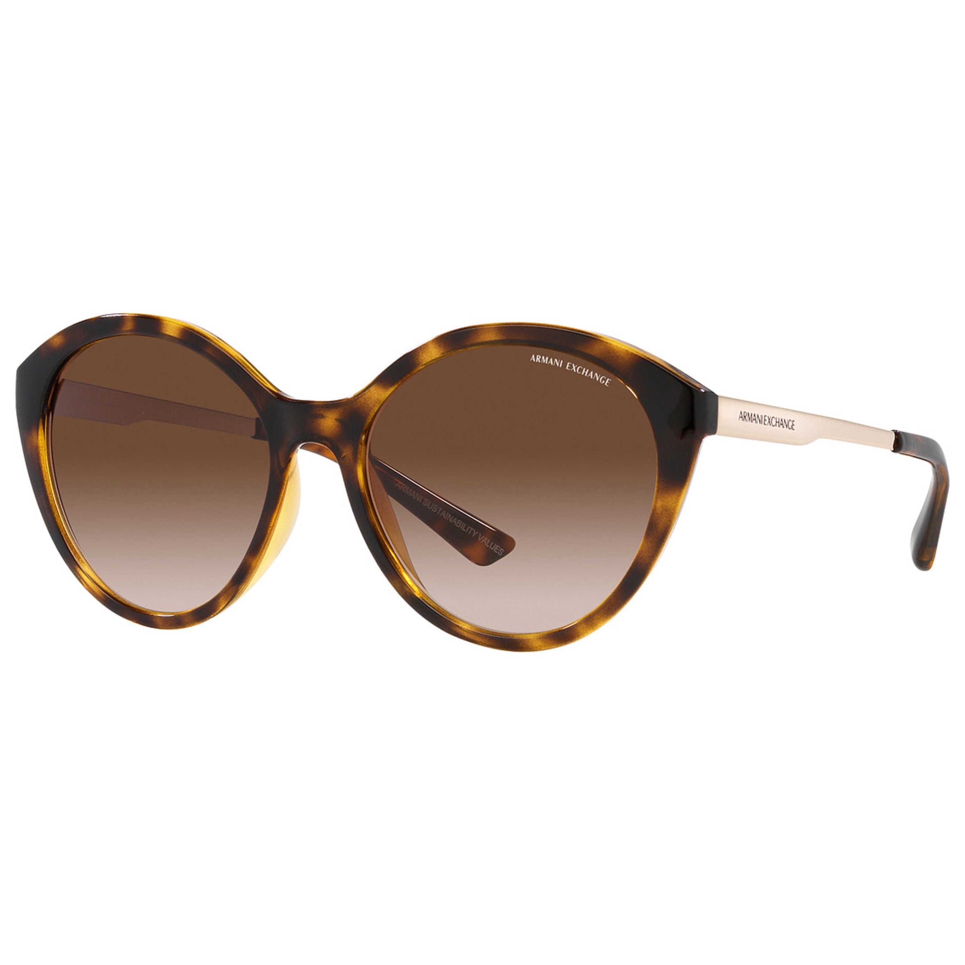 Front view of Armani Exchange Fashion Women's Sunglasses AX4134SF-821313-55