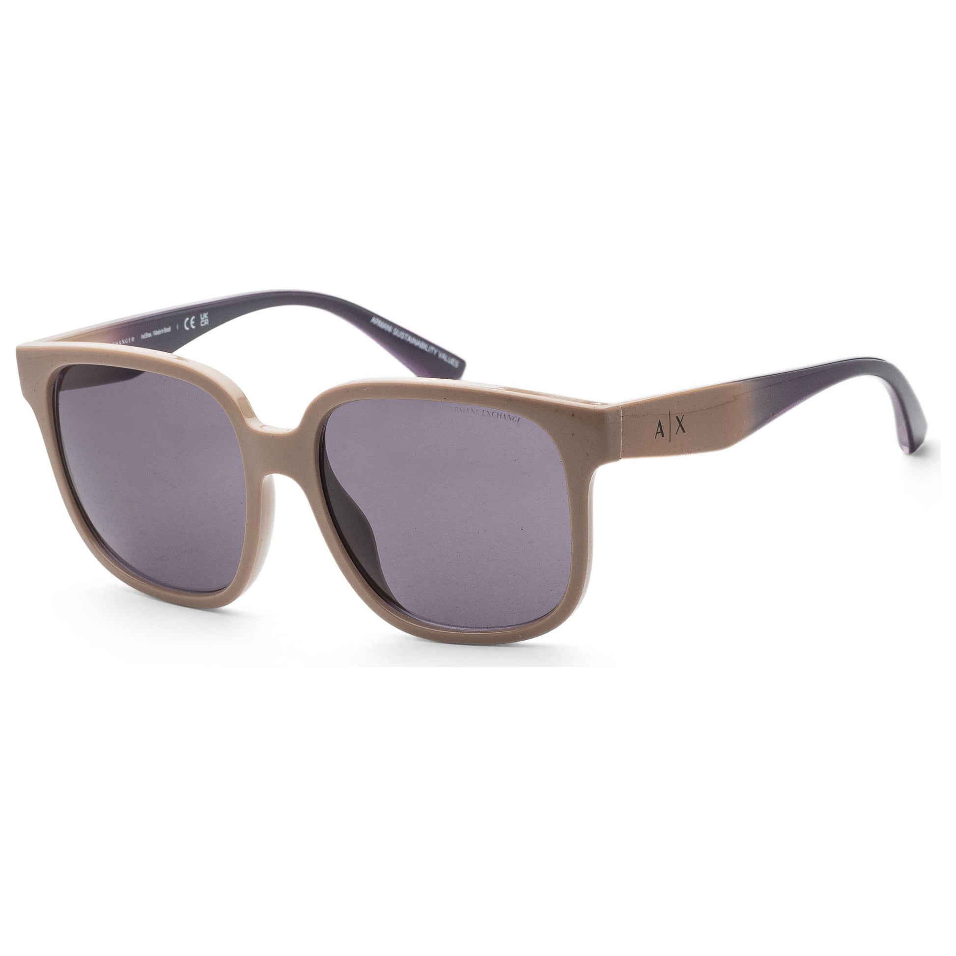 Front view of Armani Exchange Fashion Women's Sunglasses AX4136SU-83421A-56