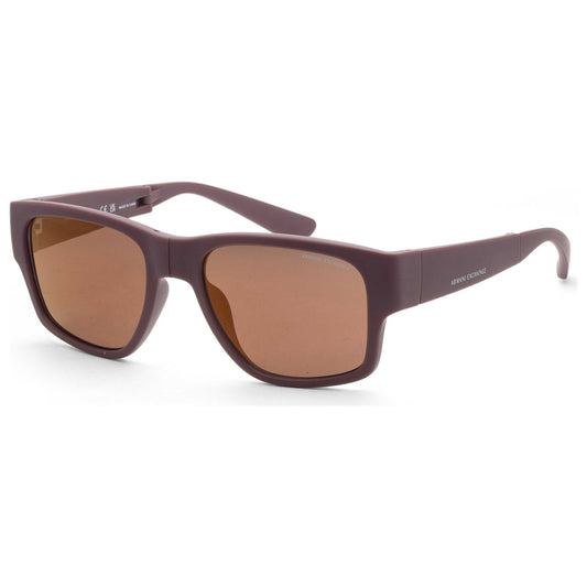 Front view of Armani Exchange Fashion Men's Sunglasses AX4141SU-8347F9-56