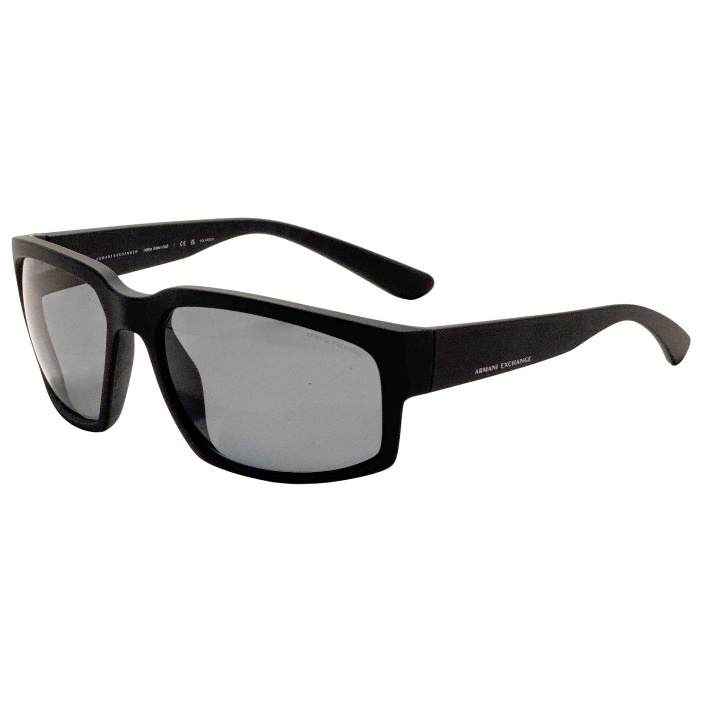 Front view of Armani Exchange Men's Sunglasses AX4142SU-807887-61