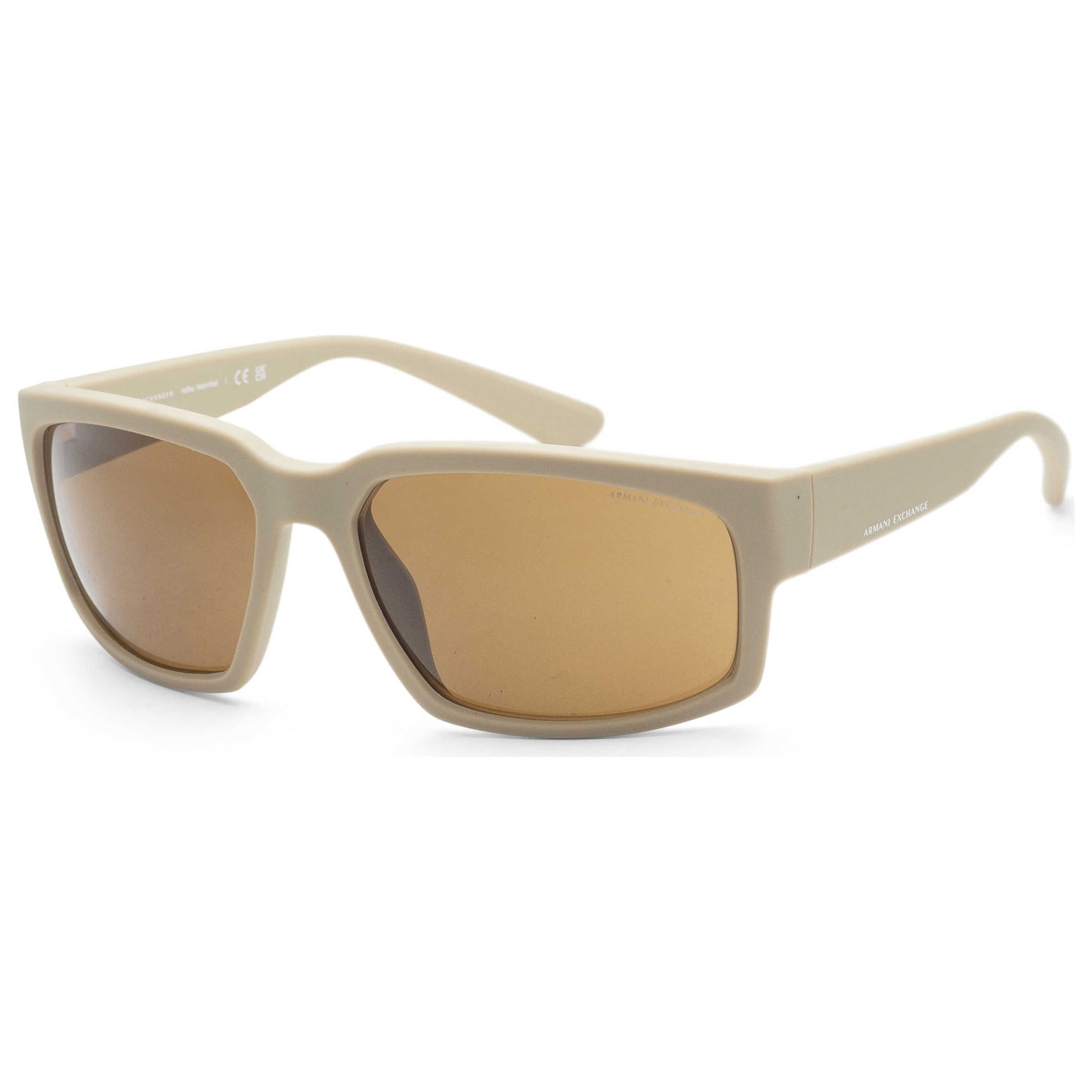 Front view of Armani Exchange Fashion Men's Sunglasses AX4142SU-834873-61