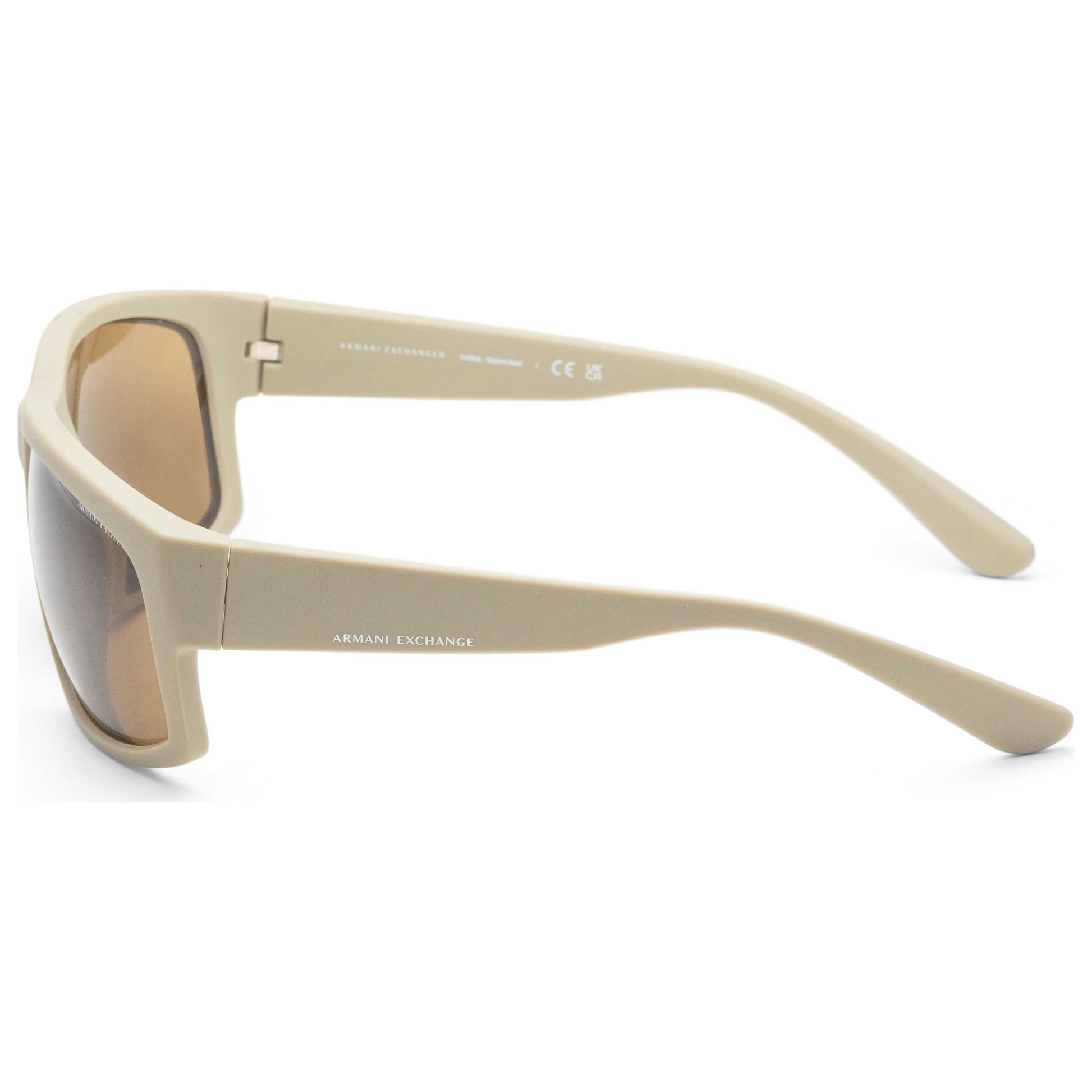 Left view of Armani Exchange Fashion Men's Sunglasses AX4142SU-834873-61
