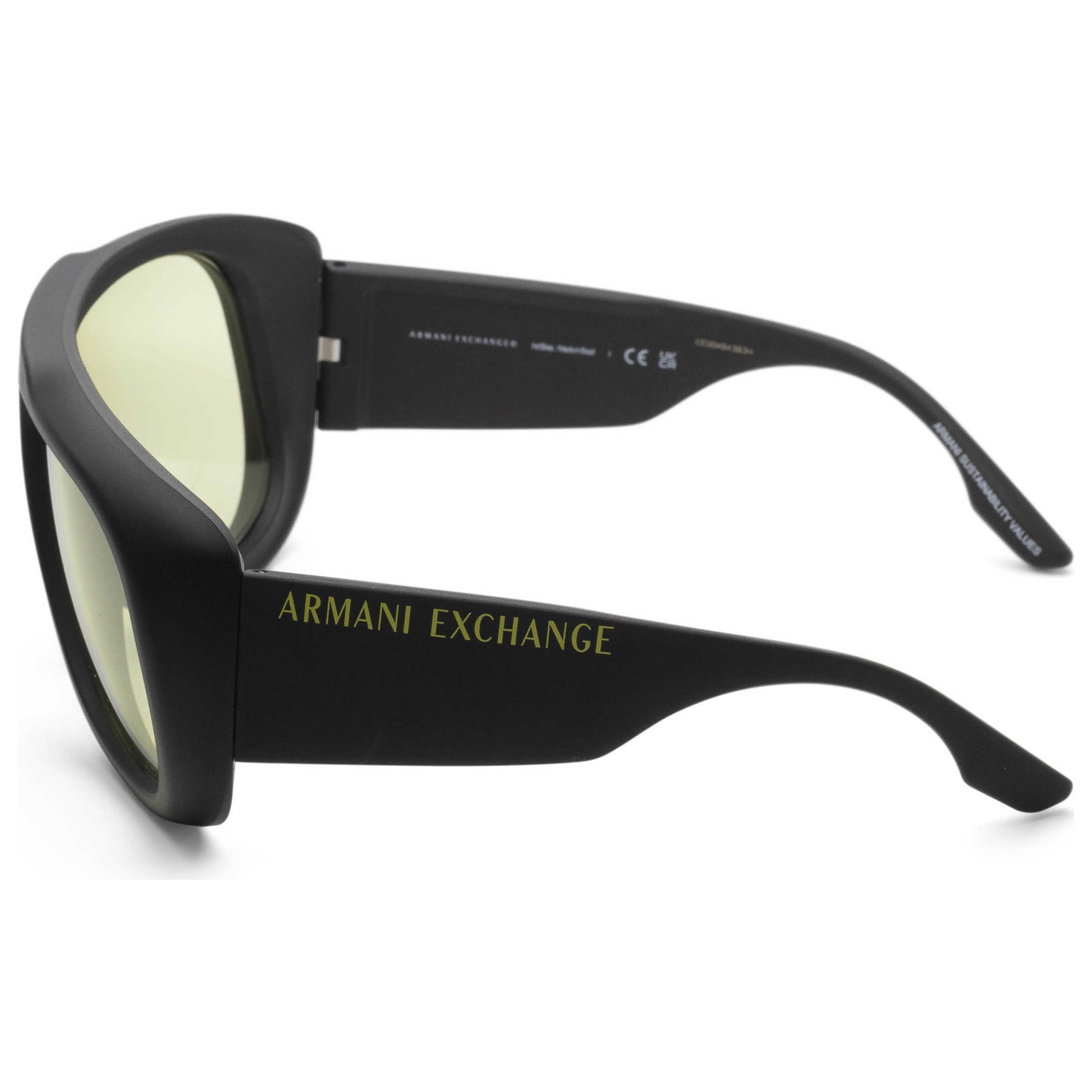 Left view of Armani Exchange Men's Sunglasses AX4143SU-8078-2-67