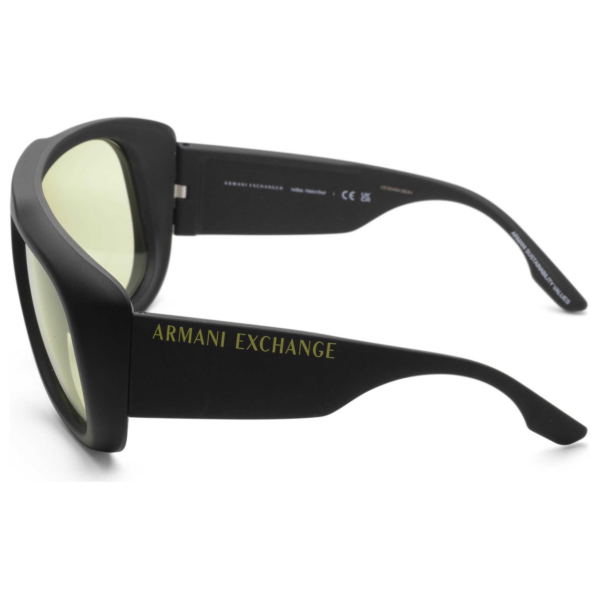 Left view of Armani Exchange Men's Sunglasses AX4143SU-8078-2-67