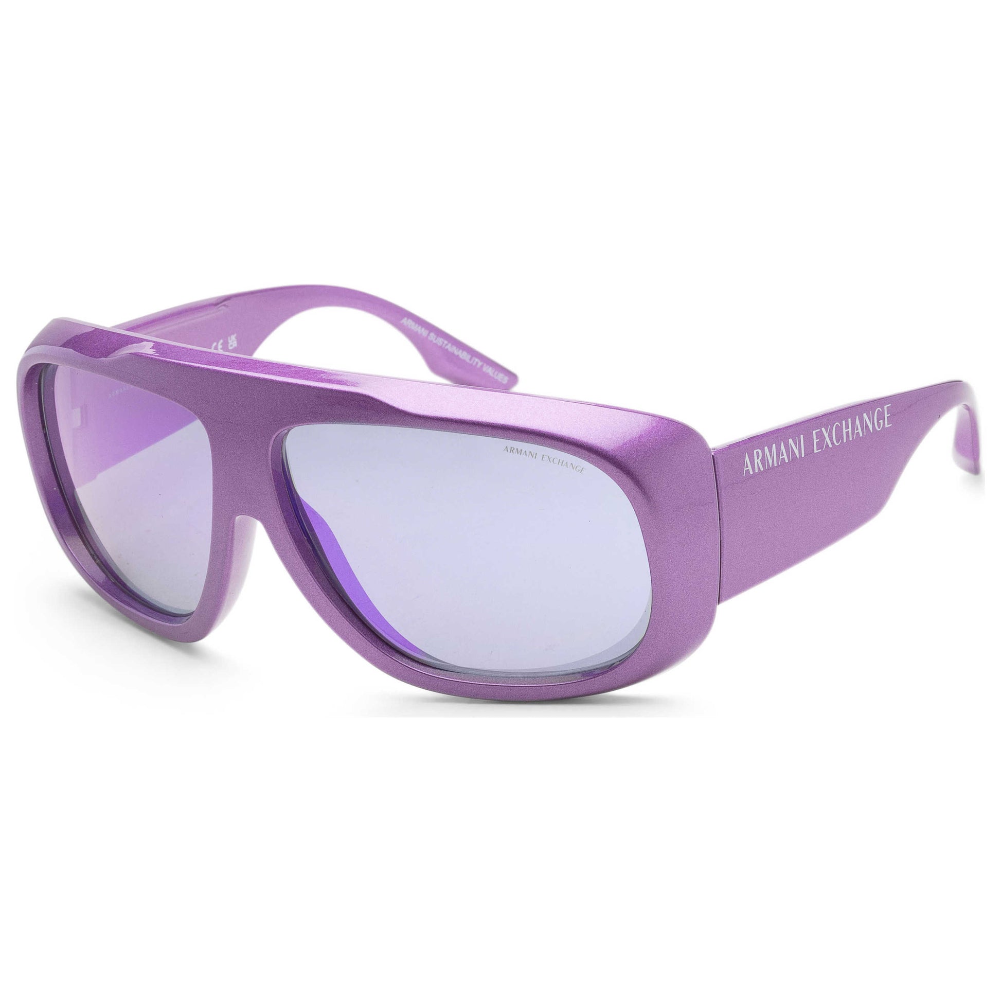 Front view of Armani Exchange Fashion Men's Sunglasses AX4143SU-83534V-67
