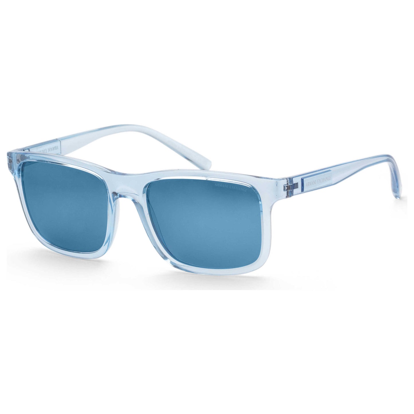 Front view of Armani Exchange Men's Sunglasses AX4145S-834555-57