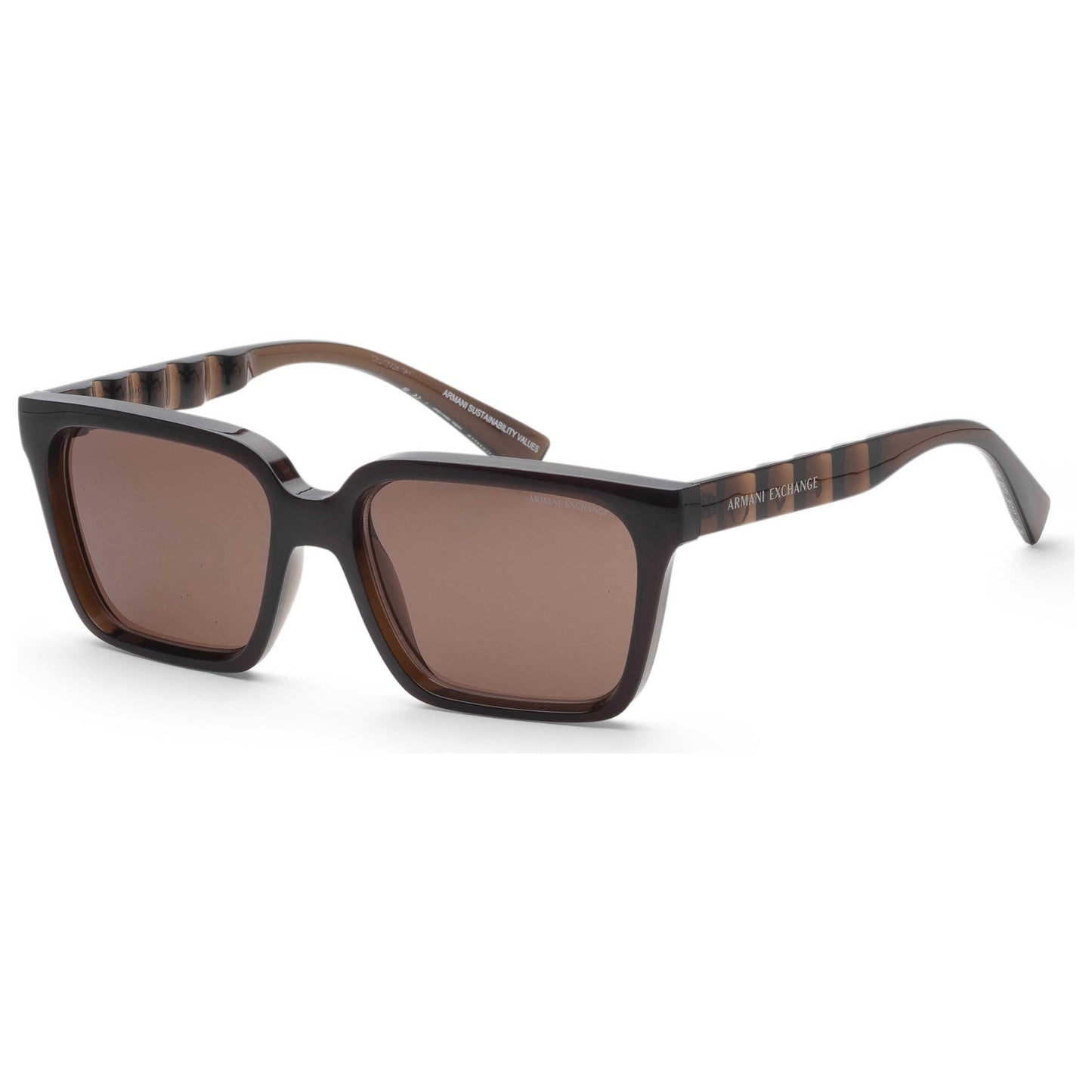 Front view of Armani Exchange Men's Sunglasses AX4147S-835773-56
