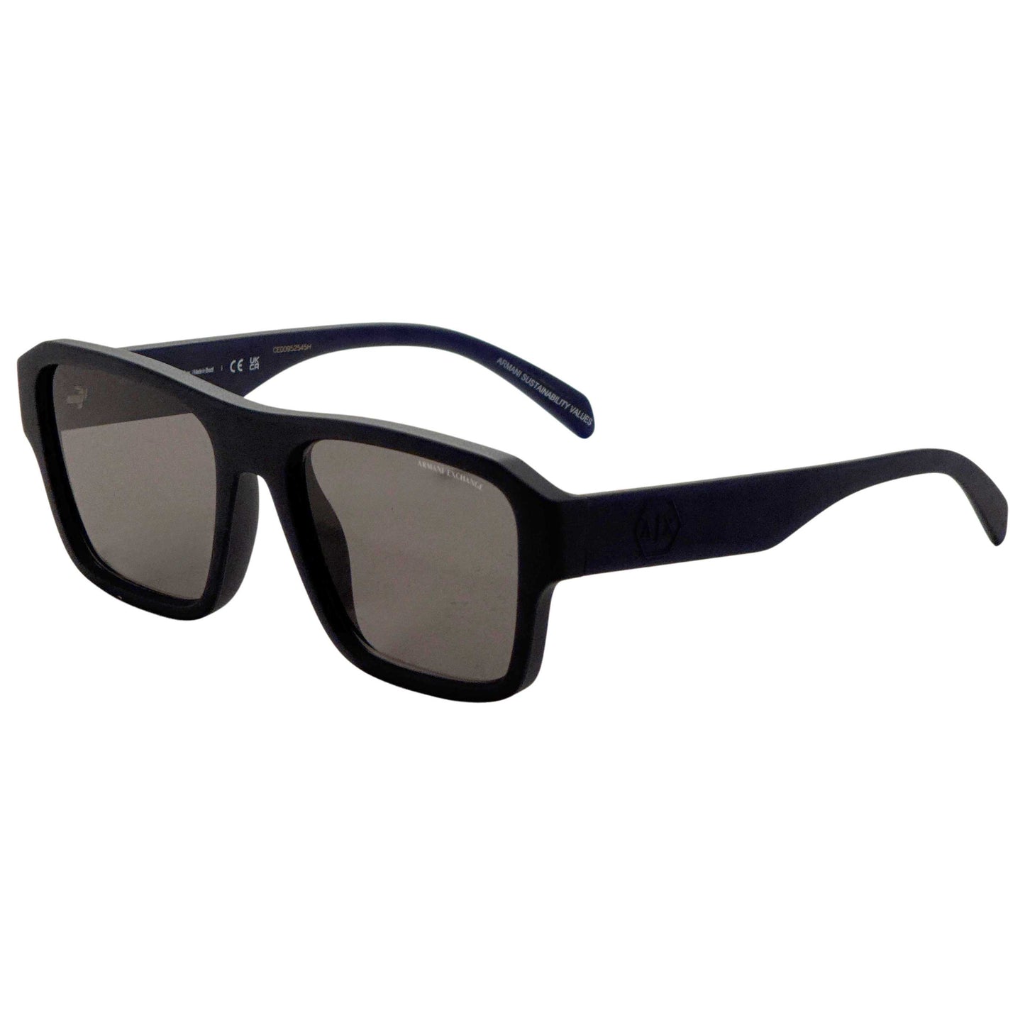 Front view of Armani Exchange Men's Sunglasses AX4154SU-837187-56