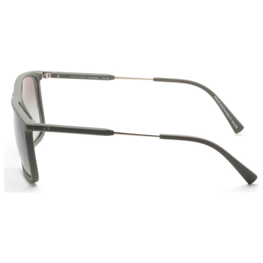 Left view of Armani Exchange Men's Sunglasses AX4160S-838113-57