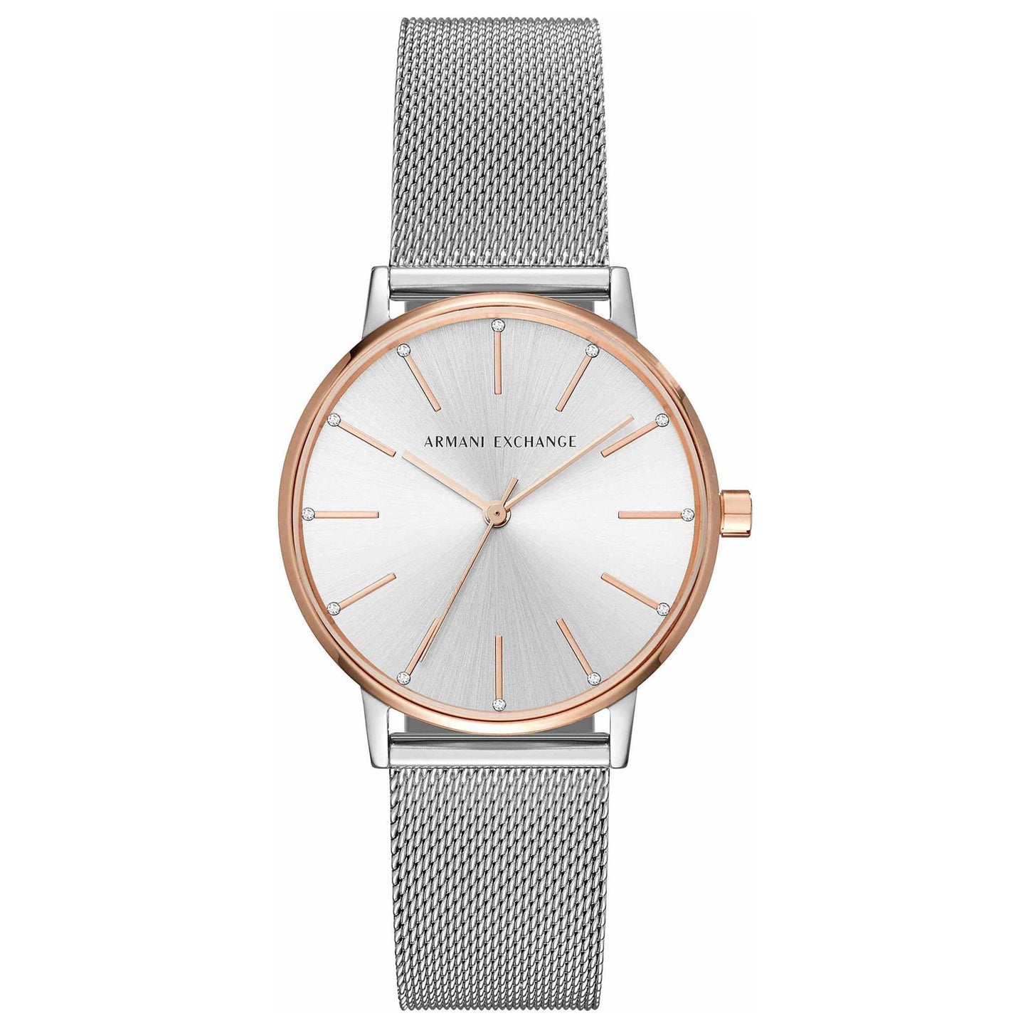 Front view of Armani Exchange Lola Women's Quartz Watch AX5537