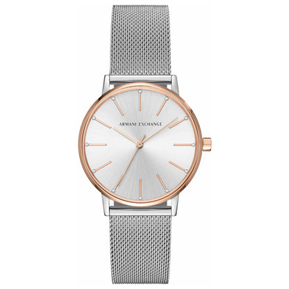 Front view of Armani Exchange Lola Women's Quartz Watch AX5537