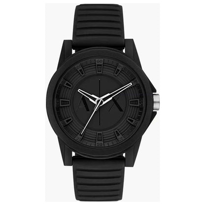 Front view of Armani Exchange Outerbanks Men's Quartz Watch AX7159SET