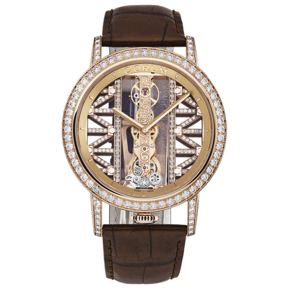 Front view of Corum Golden Bridge Men's Manual-Wind Watch B113/03090