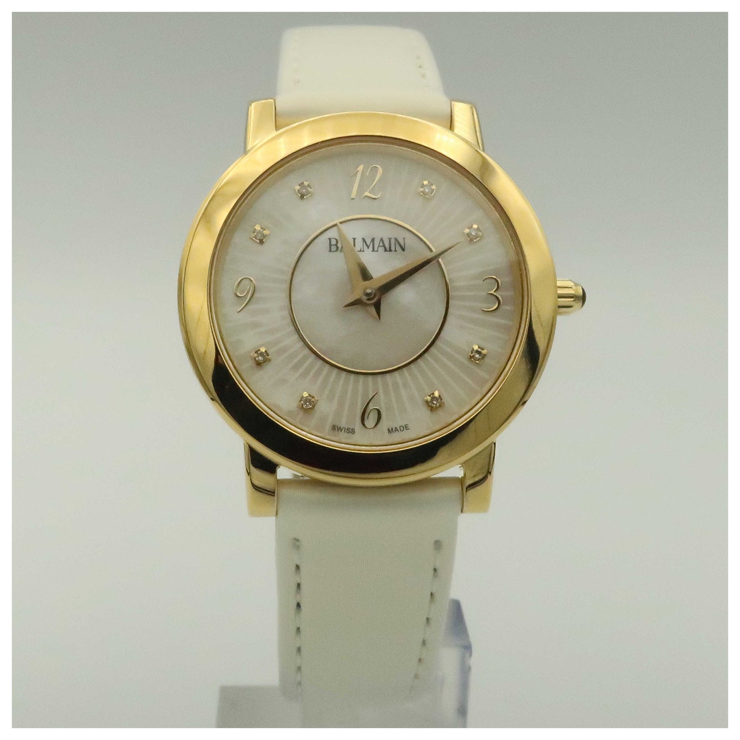 Front view of Balmain Elegance Women's Swiss Quartz (Battery-Powered) Watch B16902284-PO