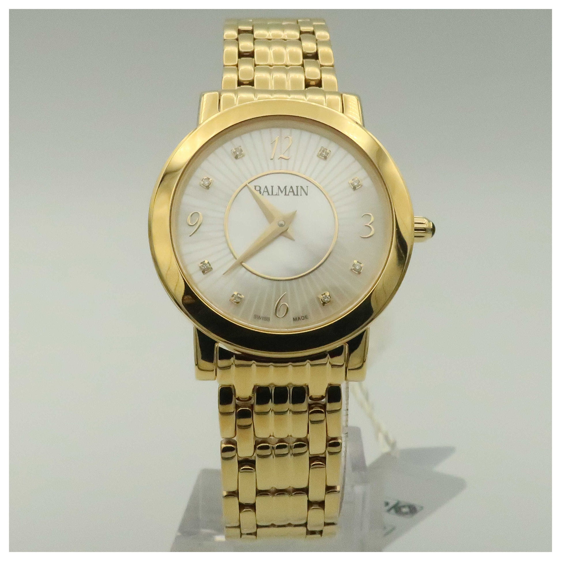 Front view of Balmain Elegance Women's Swiss Quartz (Battery-Powered) Watch B16903384-PO