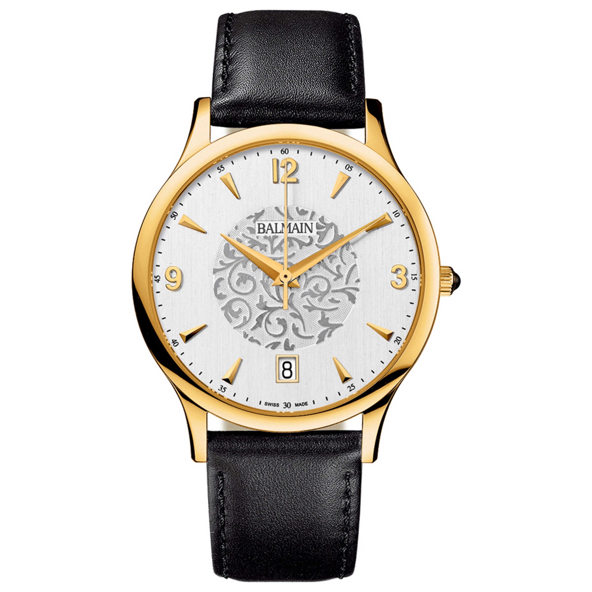 Front view of Balmain Classic R Men's Swiss Quartz (Battery-Powered) Watch B29803214