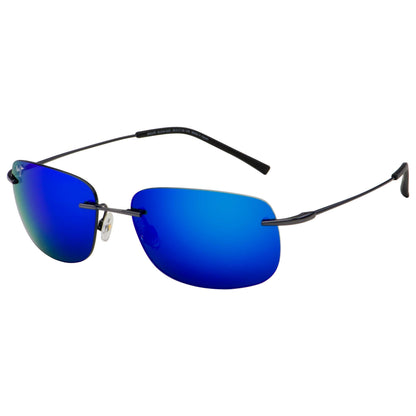 Front view of Maui Jim OHAI Men's Sunglasses B334-02D