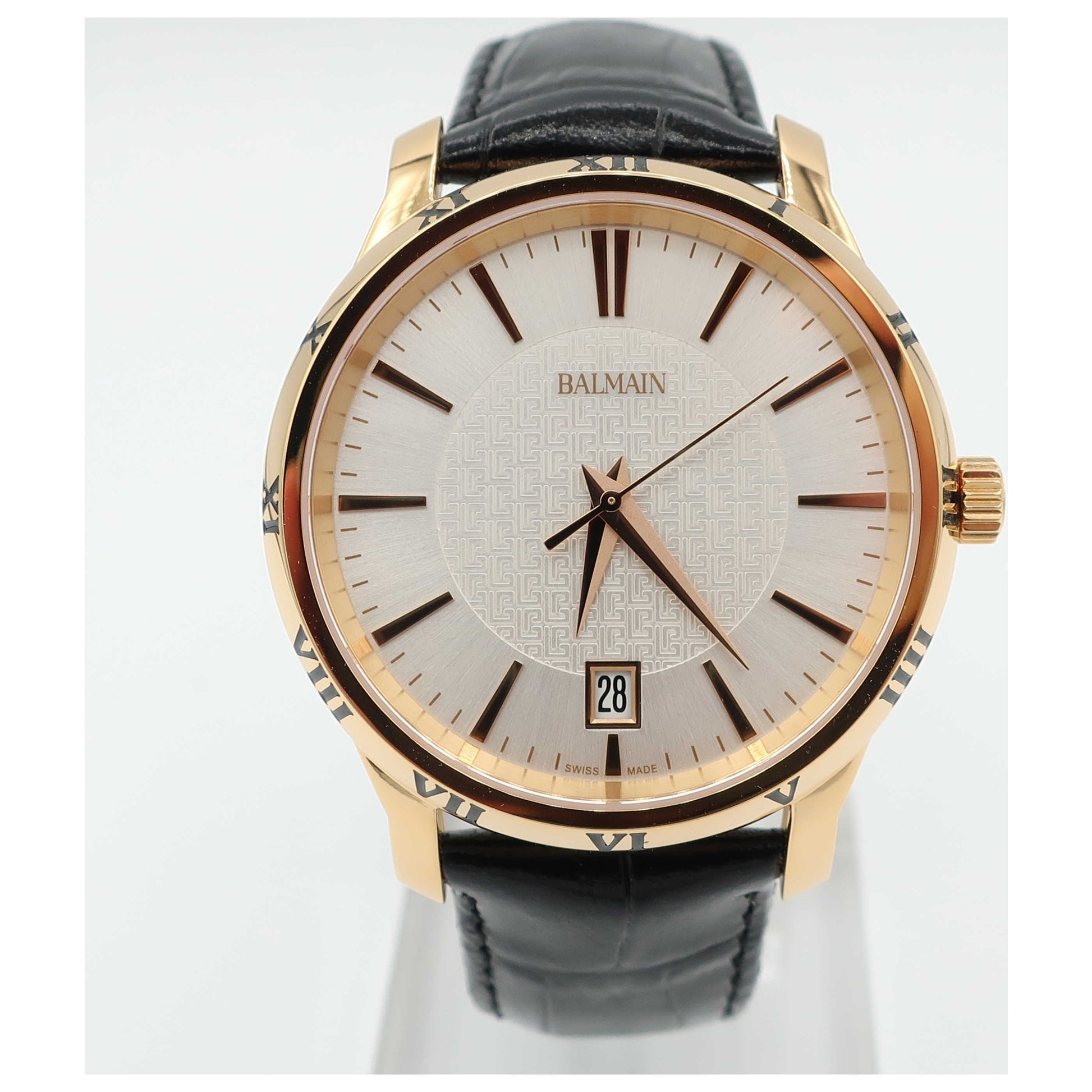 Front view of Balmain Classica Men's Swiss Quartz (Battery-Powered) Watch B40693226-SD