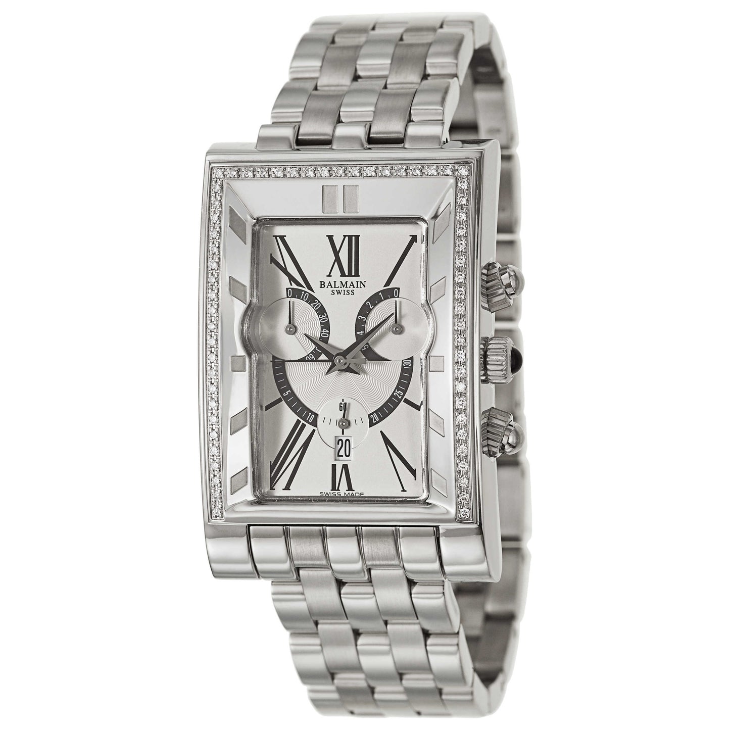 Front view of Balmain Arche Men's Swiss Quartz (Battery-Powered) Watch B53253326