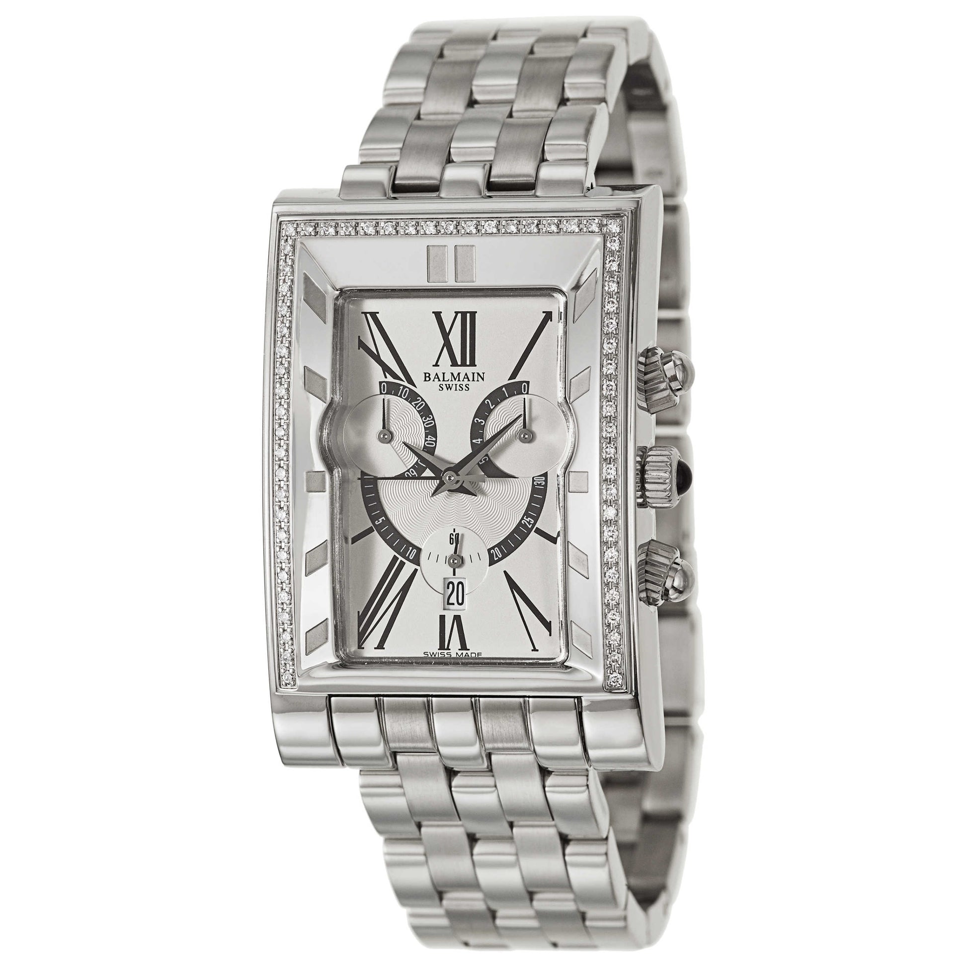 Front view of Balmain Arche Men's Swiss Quartz (Battery-Powered) Watch B53253326