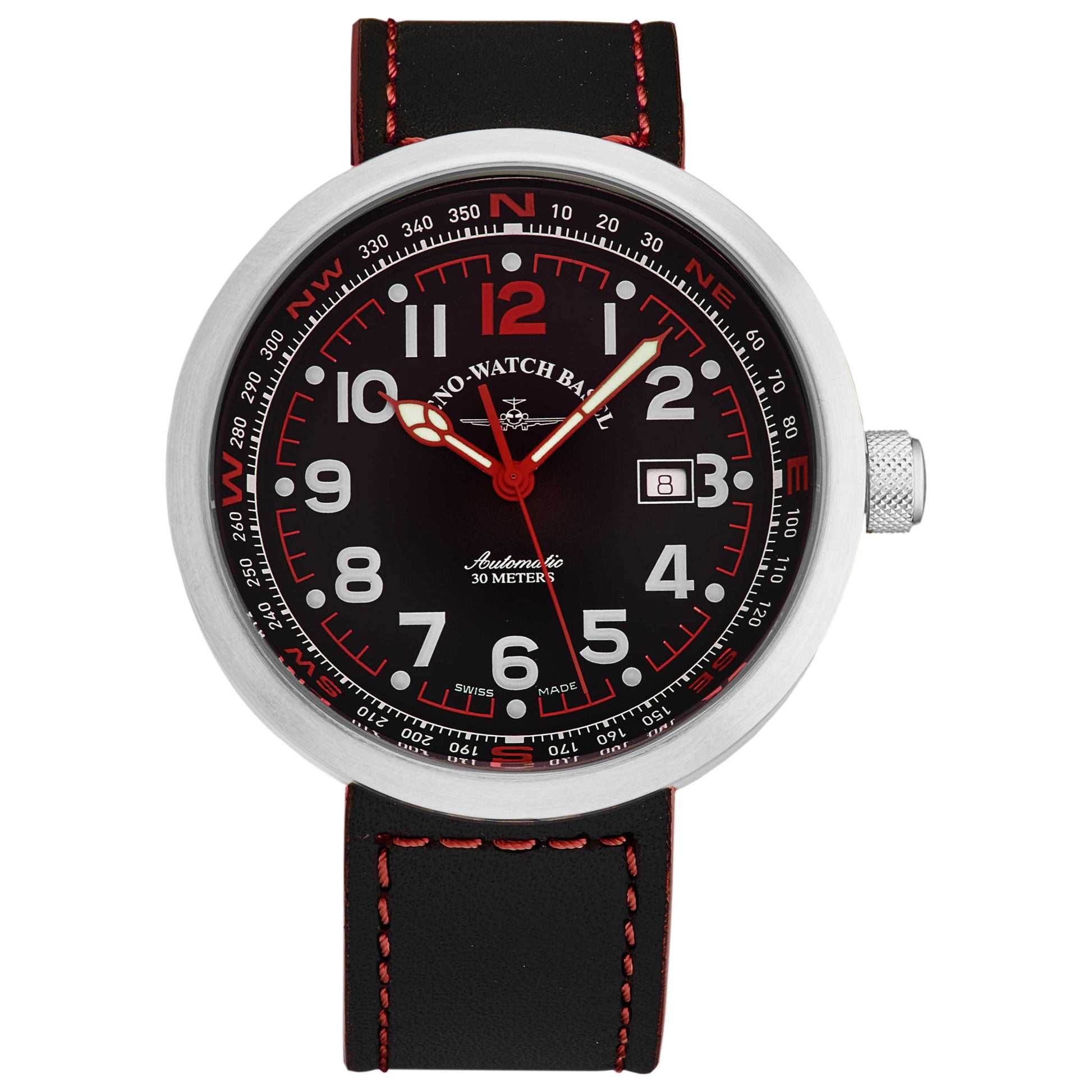 Front view of Zeno Ronda Auto Men's Automatic Watch B554-A17