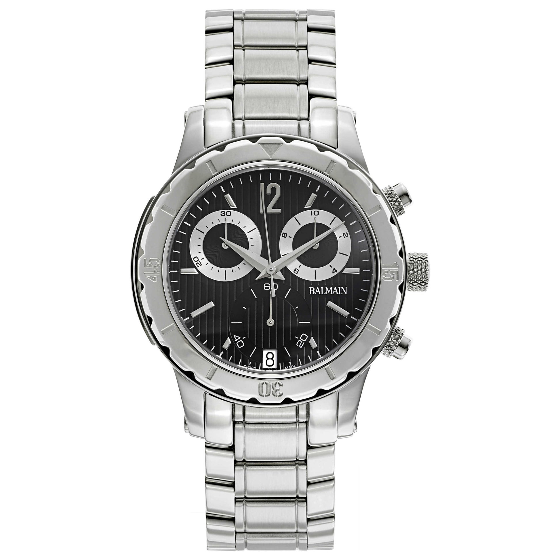 Front view of Balmain Balmainia Men's Swiss Quartz (Battery-Powered) Watch B55413364