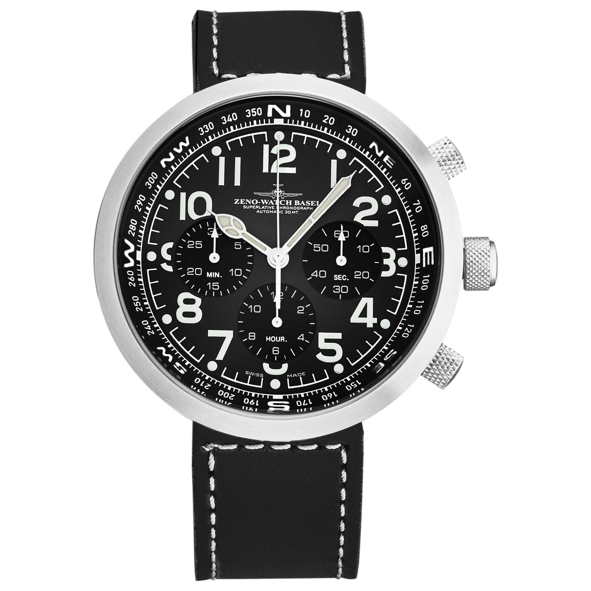 Front view of Zeno Ronda Auto Men's Automatic Watch B560-A1