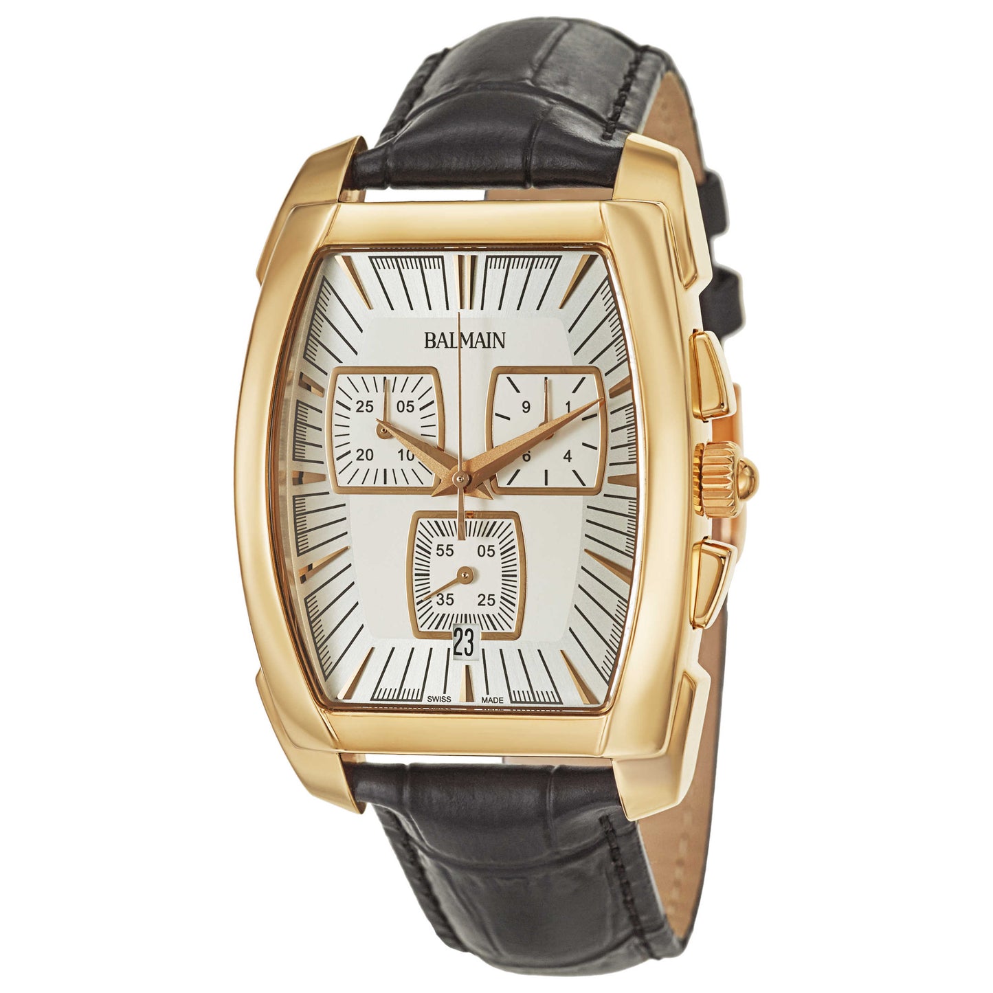 Front view of Balmain Arcade Men's Swiss Quartz (Battery-Powered) Watch B57493216