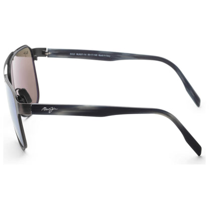 Left view of Maui Jim 2nd Reef Men's Sunglasses B607-14